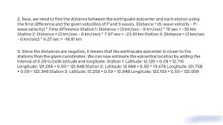 Assuming P and S waves traveled through the crust at 6 kmsec and 3 kmsec respectively estimate the [upl. by Goldner]