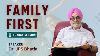 Family First Session  Sunday Session  Dr JPS Bhatia  The Hermitage Rehab [upl. by Katee]