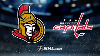 Kuznetsov scores two as Capitals top Senators 32 [upl. by Camm159]