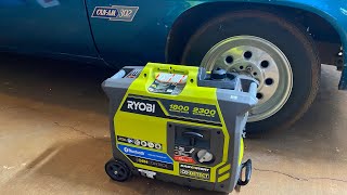 RYOBI 2300Watt Generator 1st Start Up Tips [upl. by Eibrik]