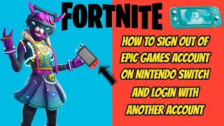 How to unlink Fortnite account from Switch [upl. by Akimahs]