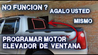 Como Programar La Ventana Trasera Si No Funciona En Mi Ford Explorer Sport Trac 2001  2005 [upl. by Nikos]