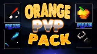 Best Orange PVPUHC Resource Pack  1718  Uranium Pack Minecraft Resource Pack Review 20 [upl. by Kwok]