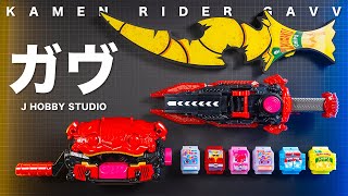 Kamen Rider Gavv DX Henshin Belt Gavv amp Gavvgablade  Unboxing and Henshin sound [upl. by Anaytat]