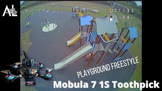 Mobula 7 1S ELRS Toothpick  Playground Freestyle [upl. by Pearman]