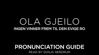 Pronunciation Guide INGEN VINNER FREM TIL DEN EVIGE RO Gjeilo [upl. by Tumer]