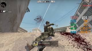 AMD Radeon RX 560  AMD Athlon 200GE  CSGO FPS Test Dust 2 Default [upl. by Dranel753]