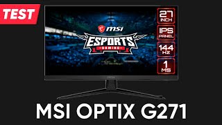 Monitor MSI Optix G271  Test  Deutsch [upl. by Ollecram]