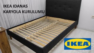 İkea İdanas Karyola Kurulumu ve Montajı  Bed Assembly Installation [upl. by Dyrraj]