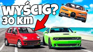 ❄️ PRAWDZIWE AUTA KONTRA AUTA Z BEAMNG WYŚCIG W OKÓŁ WIELKIEJ WYSPY [upl. by Salesin]