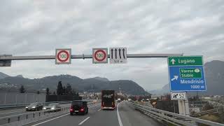 🇨🇭 Switzerland A2 Chiasso  Lugano [upl. by Oicangi177]