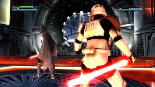 Star Wars The Force Unleashed  Incinerator Trooper Performs All QuickTimeEvents [upl. by Sammer]