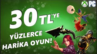 30 TLYE YÜZLERCE HARİKA OYUN  PC GAME PASS SİSTEMİ XBOX İNDİRİMLERİ EA PLAY [upl. by Signe]