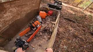 Firewood Cutters Best Friend and ported 500i bucking [upl. by Idissak]