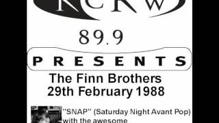 Finn Brothers  Whaling 1988  SNAP  KCRW FM [upl. by Wunder]