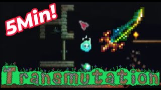 Como hacer el Transmutation glitch Terraria en 5 minutos [upl. by Ahsrop666]