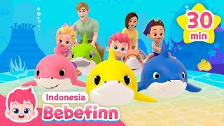 Bebefinn Baby Shark Dance 30 menit  Bayi Hiu  Lagu Anak  Bebefinn Bahasa Indonesia [upl. by Narmi439]