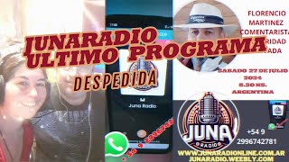 JUNARADIO último programa [upl. by Ellersick]