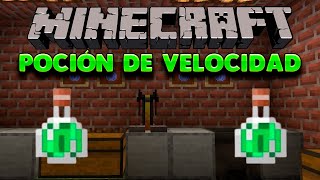 Cómo hacer una poción de velocidad en Minecraft paso a paso [upl. by Ciaphus106]