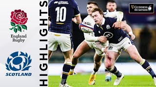 England v Scotland  HIGHLIGHTS  Historic Calcutta Cup Clash  Guinness Six Nations 2021 [upl. by Pomfret970]