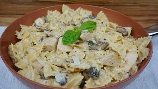 PASTA DE MOÑITO CON POLLO Y CHAMPIÑONES [upl. by Girovard]