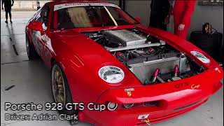 Silverstone Grand Prix circuit  Porsche 928 GTS Pits [upl. by Hemetaf667]