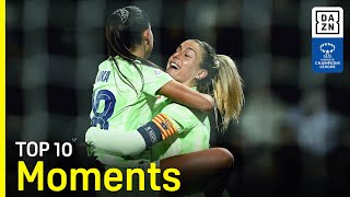 DAZNs Top 10 Moments Of Matchday 4 Of The 202425 UEFA Womens Champions League [upl. by Selie]