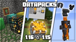 DATAPACKS SUPER UTILES PARA TU SURVIVAL 115 y 116 [upl. by Nahtonoj546]