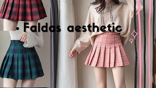 como coser UNA FALDA TABLEADAFALTA AESTHETIC patrones free [upl. by Frieda369]