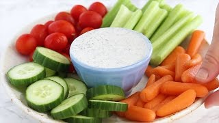 How to Make Homemade Healthy Ranch [upl. by Filippo]