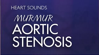 Aortic Stenosis Murmur  With Murmur Sounds Audio Mrrmurs Made Easy [upl. by Arinayed]