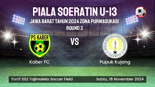 Round 2 Kaber FC VS Pupuk Kujang Piala Soeratin U13 Jawa Barat Zona Purwasukasi 2024 [upl. by Anyahc786]