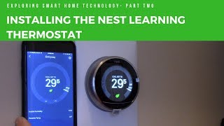 Installing the Nest Learning Thermostat [upl. by Enilemme]