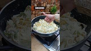 Easy And Quick Alfredo Pasta Recipe By Kitchen With Noonzay  shorts alfredopasta cookingshorts [upl. by Eetsirhc590]