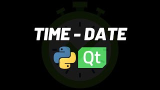 QDate  QTime amp Python PyQt5 Qt Designer [upl. by Anaiad127]