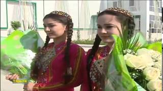 Turkmenistan TV News quotWatanquot 25062014 Part 1 [upl. by Lynch]