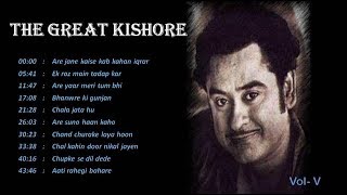 Kishore Kumar Hit Songs  VolV [upl. by Yarezed]