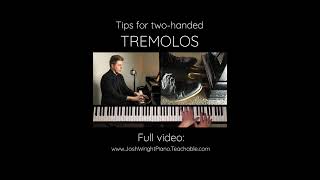 TREMOLOS Tips For Speed amp Evenness With TwoHanded Tremolos Shorts [upl. by Grose433]