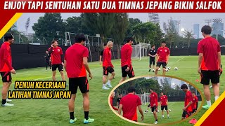 LATIHAN SANTAI ALA TIMNAS JEPANG SEBELUM HADAPI INDONESIA [upl. by Erbes781]