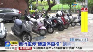 自行車停quot機車停車格quot 到底行不行│中視新聞 20170627 [upl. by Nnahtebazile]