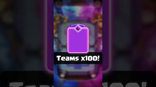 Teams x100 clashroyale foryou gaming satisfying games shorts [upl. by Icrad663]