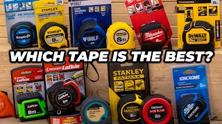 Which Brand Makes the Best Tape Measure Durability amp Accuracy Test [upl. by Pals]