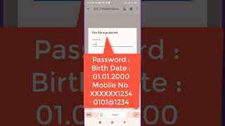 What is the password of SBI Bank Account Statement PDF file downloaded from YONO App [upl. by Dulla]