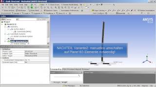 Imperfektionen upgeom mit FEModeler in ANSYS Workbench v150 aufbringen [upl. by Babcock]