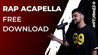 Rap Acapella 152bpm  Download FREE Vocals quotSAY LESSquot [upl. by Ennagem]