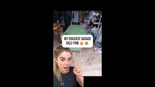 My craziest garage sale find ✨ furnitureflip thrifting diy [upl. by Emmons]