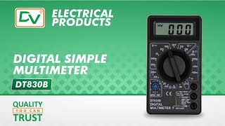 DT830B Digital Simple Multimeter [upl. by Won]