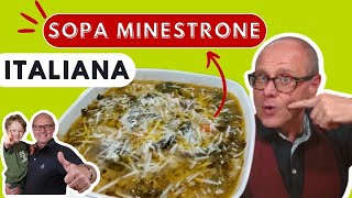 🇮🇹 Sopa MINESTRONE Italiana ¡De verdad [upl. by Yelekalb]