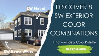 Discover 8 Sherwin Williams Exterior Color Combos [upl. by Ecidna158]