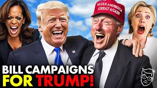 Bill Clinton Goes Full MAGA BLAMES Kamala for Open Border American Death  Trump Turns Into New AD [upl. by Yebba]